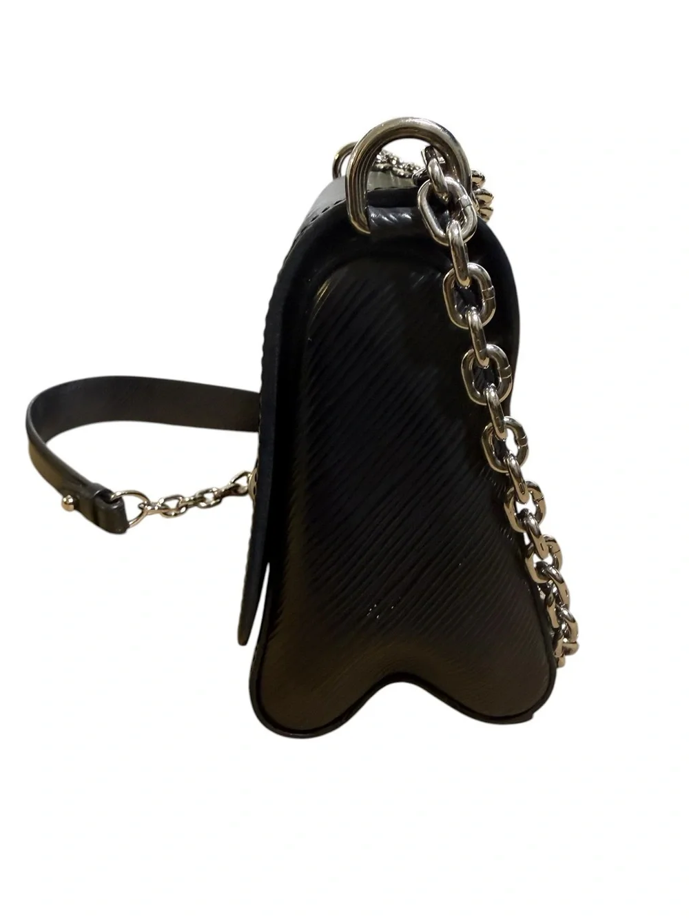 Louis Vuitton Twist PM Black Epi Leather Chain Crossbody Bag w Dust Bag